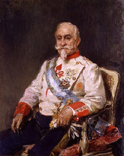 Ignacio Pinazo Camarlench Retrato del Conde Guaki oil painting image